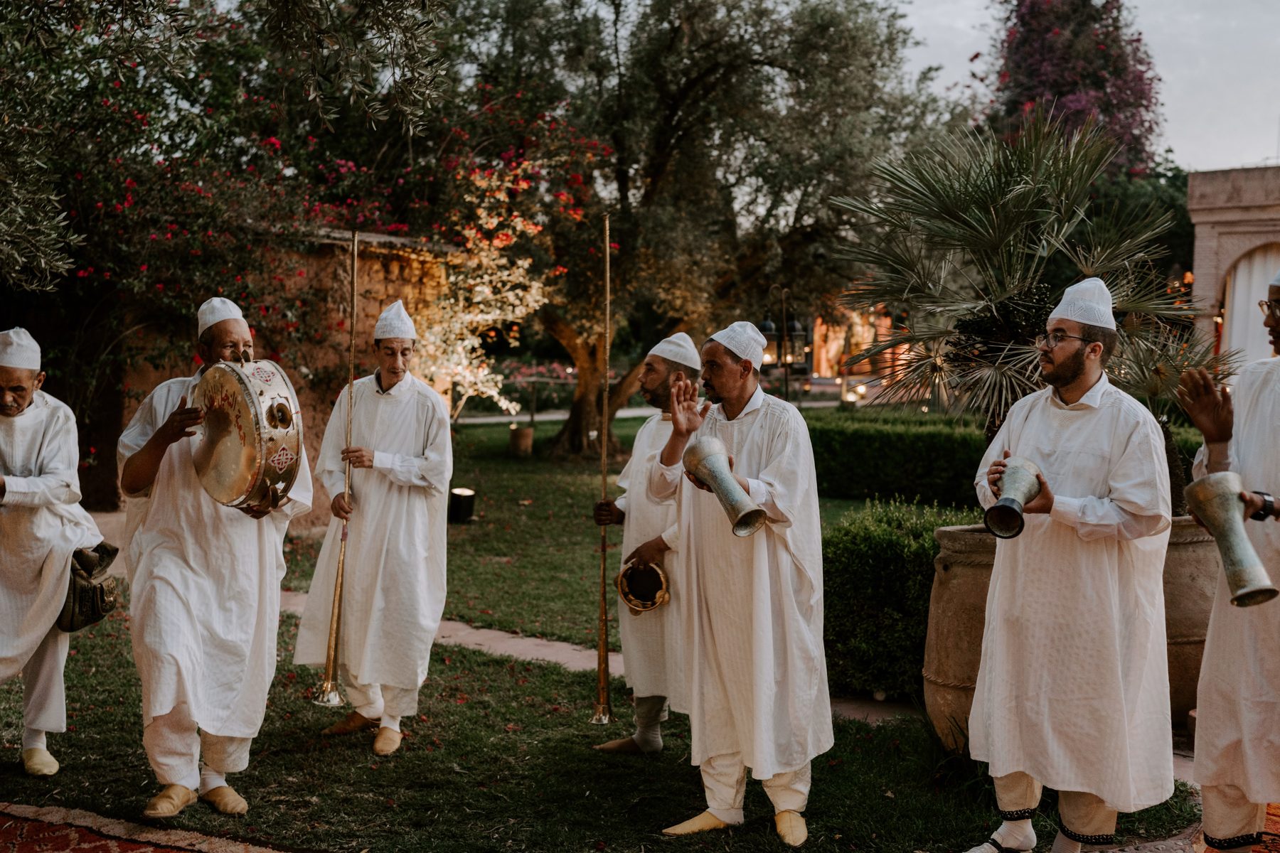 Troupe folklorique à Marrakech