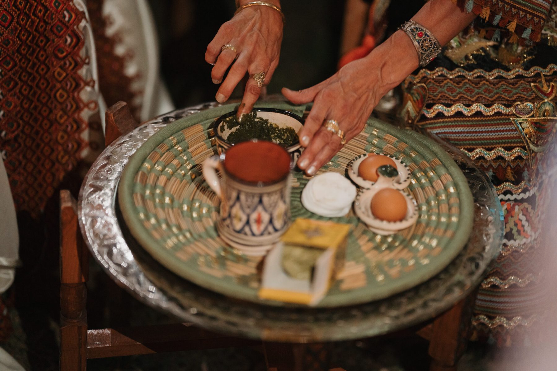 Rituel de henné au Maroc