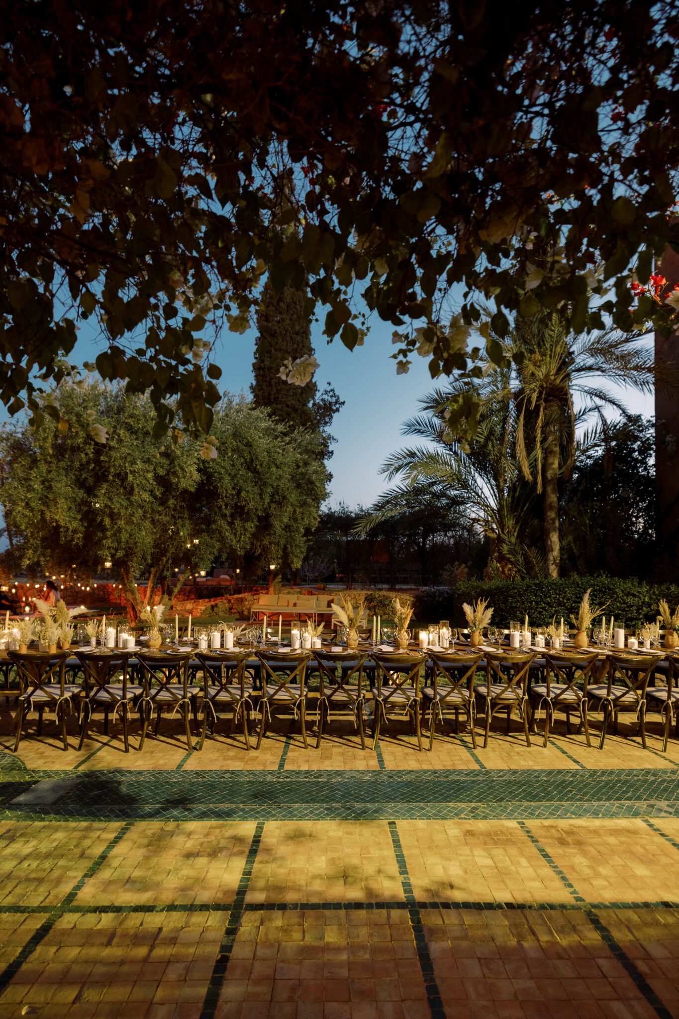 Mariage bohème sous les oliviers de Marrakech