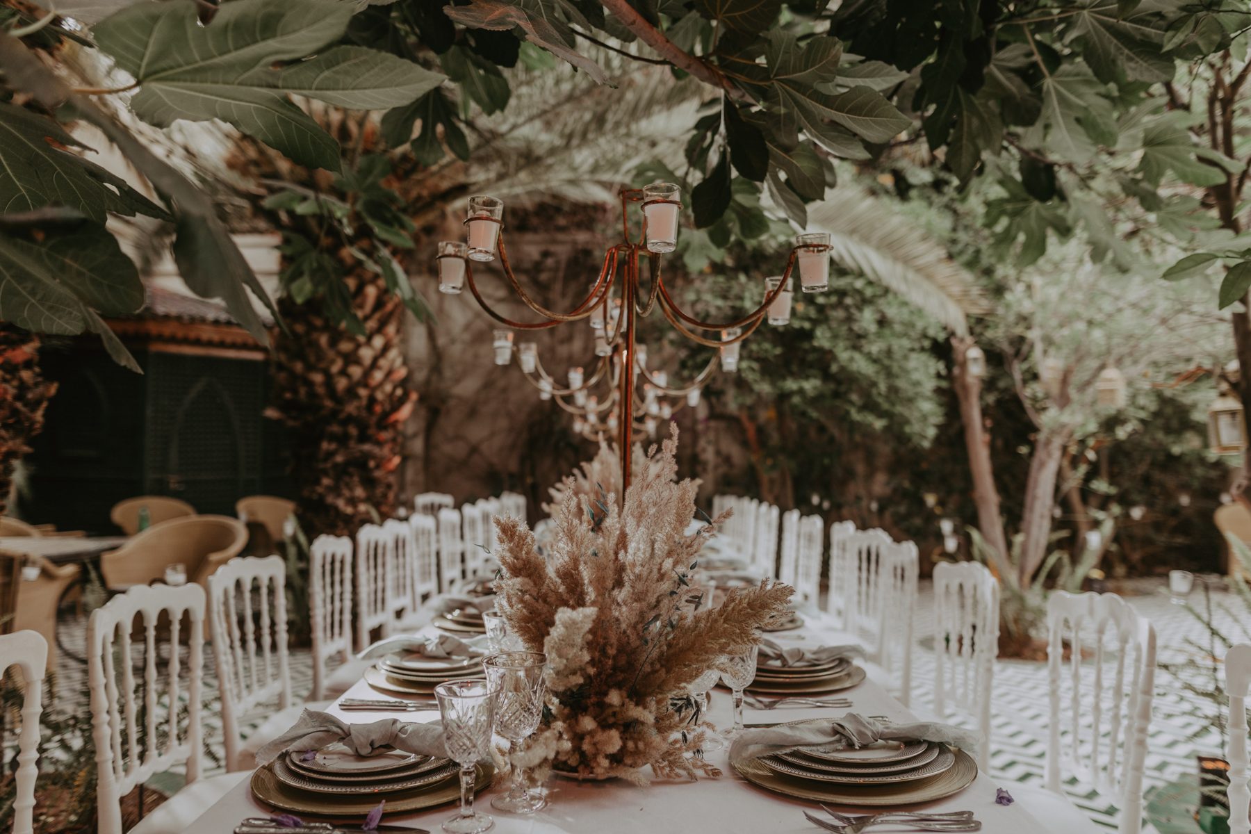 Dîner privé dans un riad