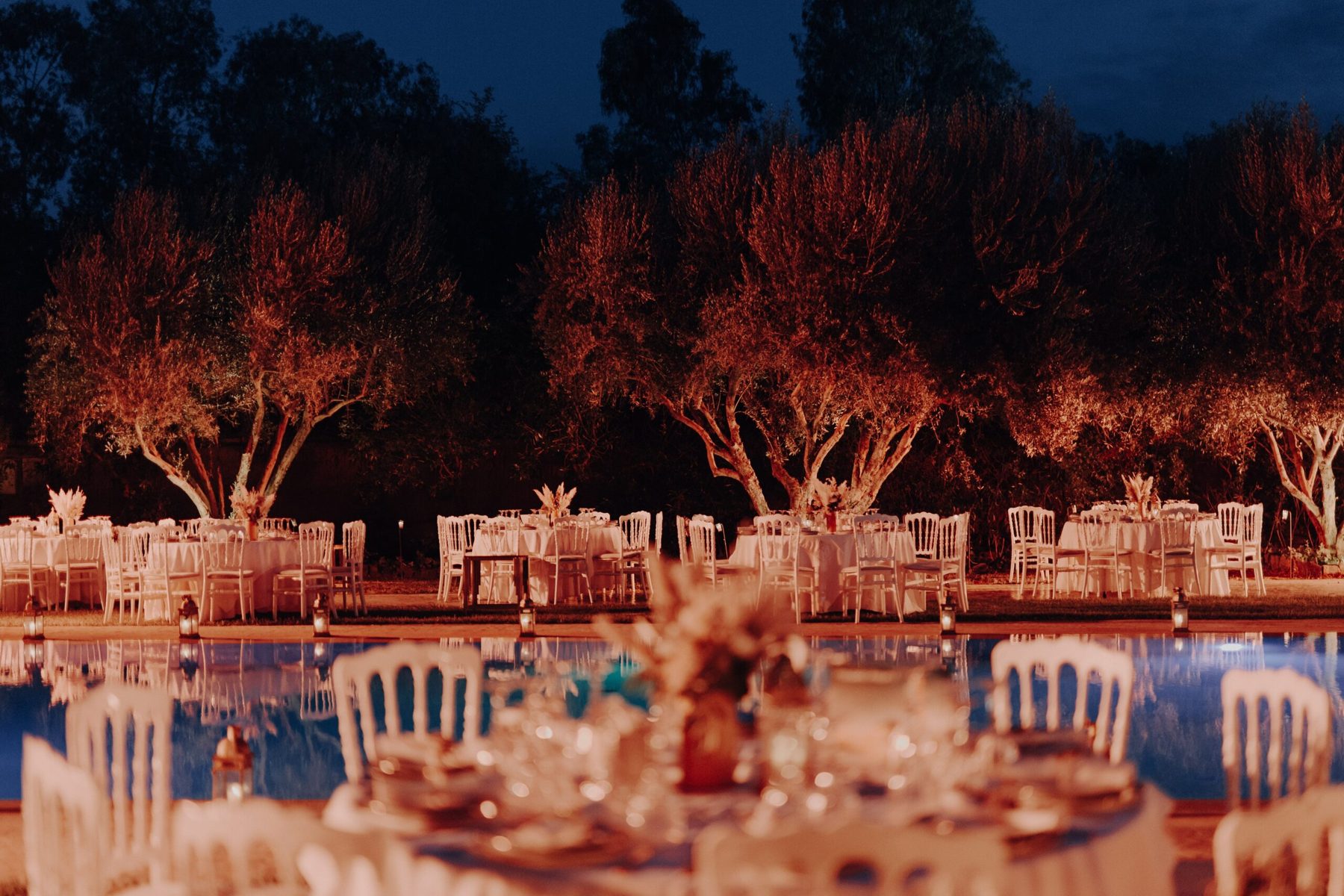Centre de table de pampas