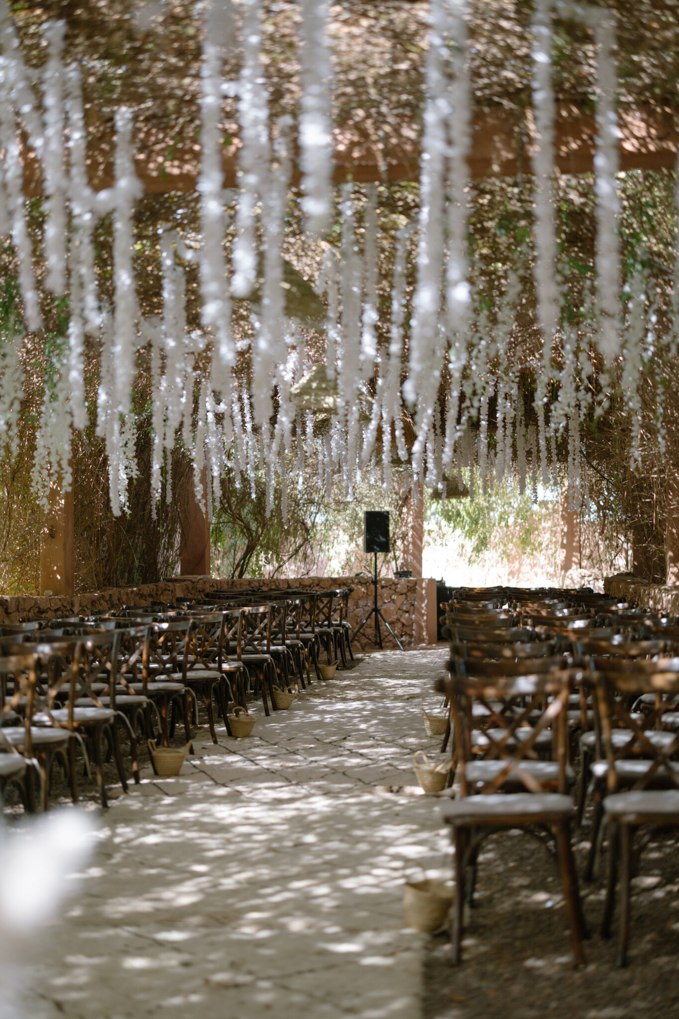 Cérémonie de mariage fleurie à Marrakech